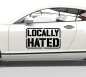 Preview: 46054 Locally Hated Aufkleber